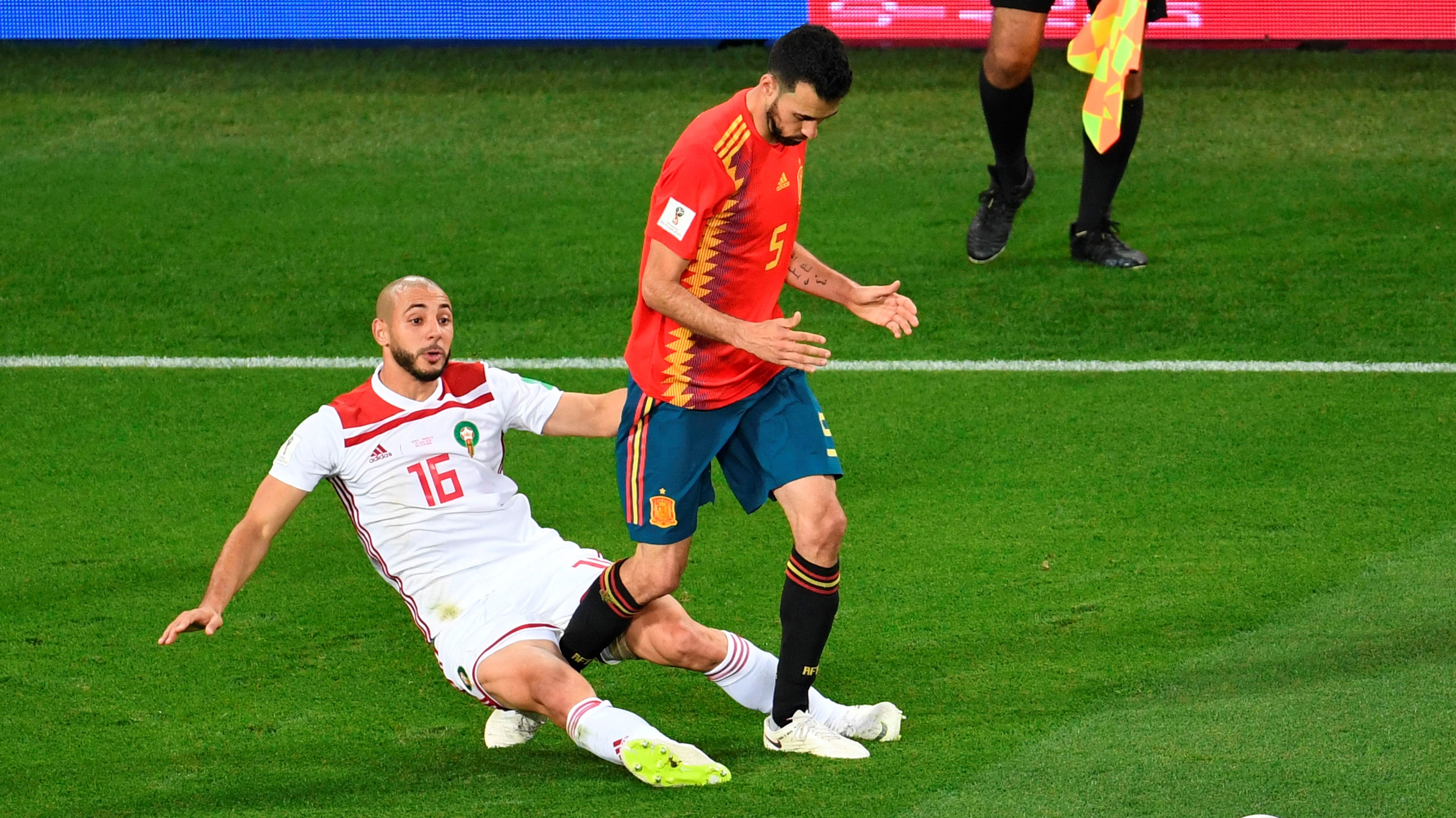 Sergio Busquets Iran Portugal Spain Morocco España Marruecos 25062018