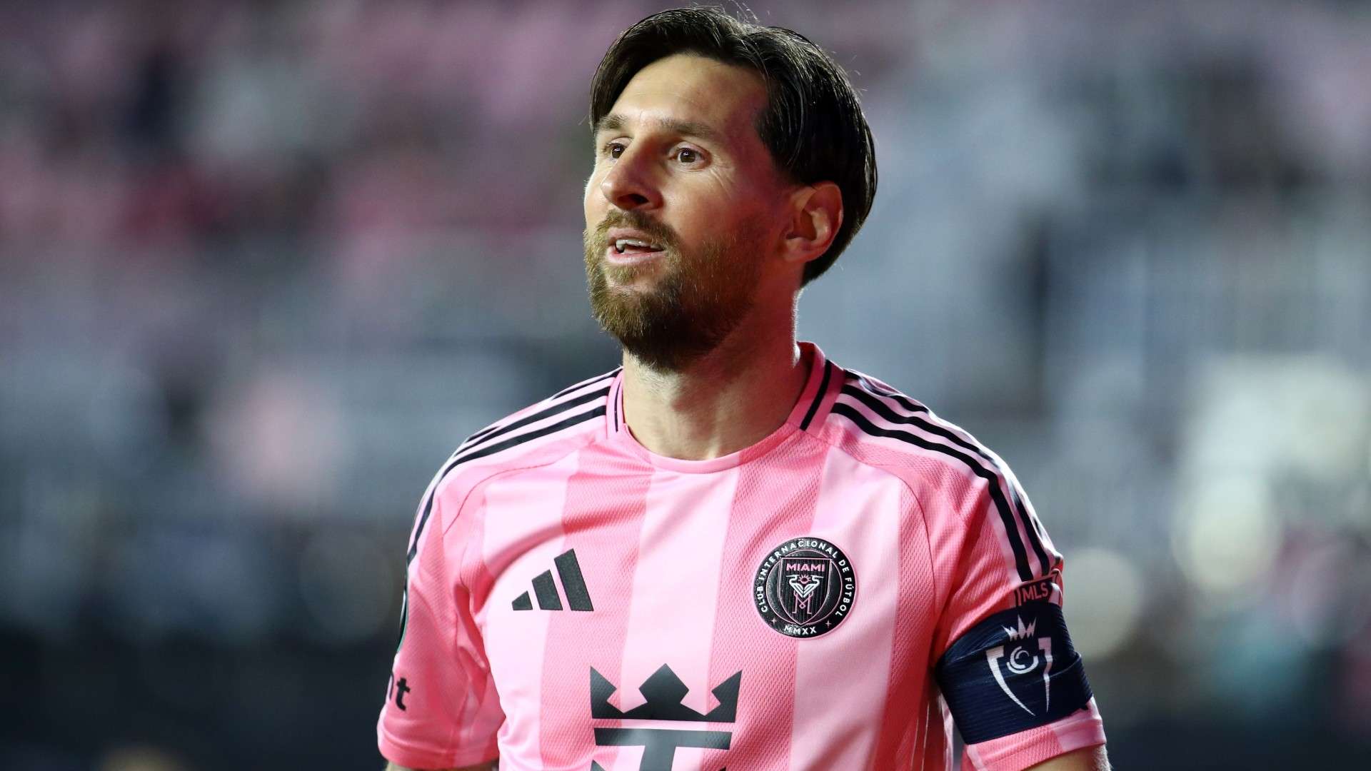 Lionel Messi #10 of Inter Miami looks on