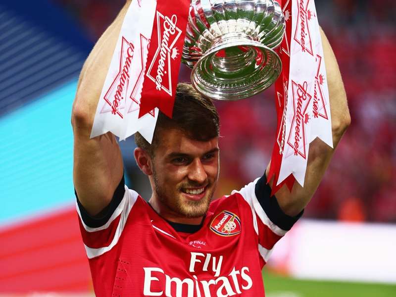 Aaron Ramsey Arsenal v Hull City FA Cup Final 05172014