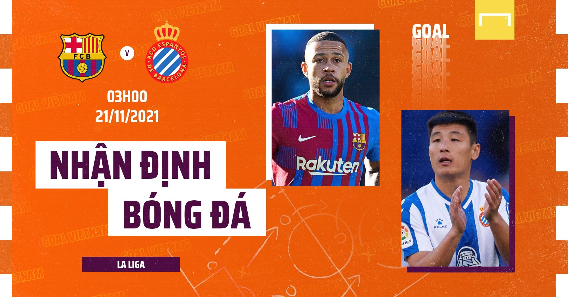 Preview Barcelona vs Espanyol 2021/22 La Liga GFX