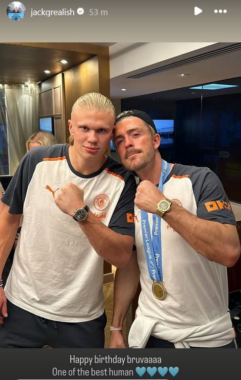 Jack Grealish Erling Haaland