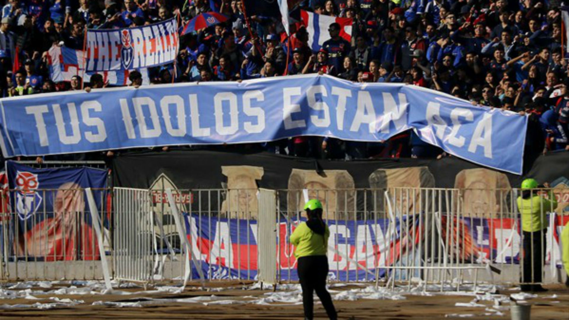 Banderazo Universidad de Chile 24082018