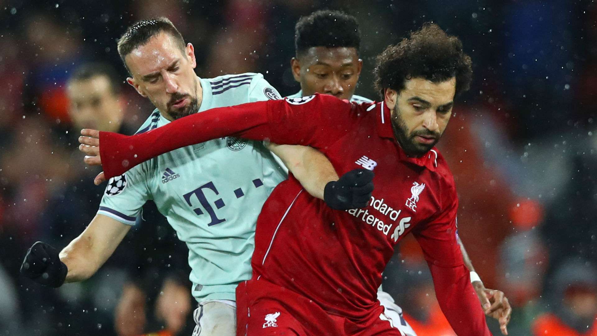 Franck Ribery Mohamed Salah Bayern Munich Liverpool