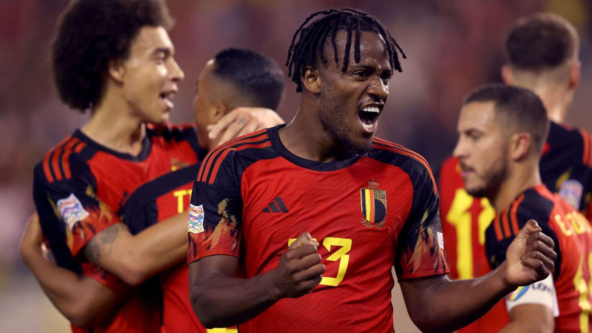 Michy Batshuayi Belgium.