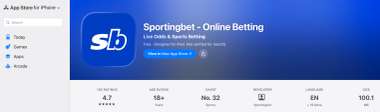 Sportingbet App for iOS