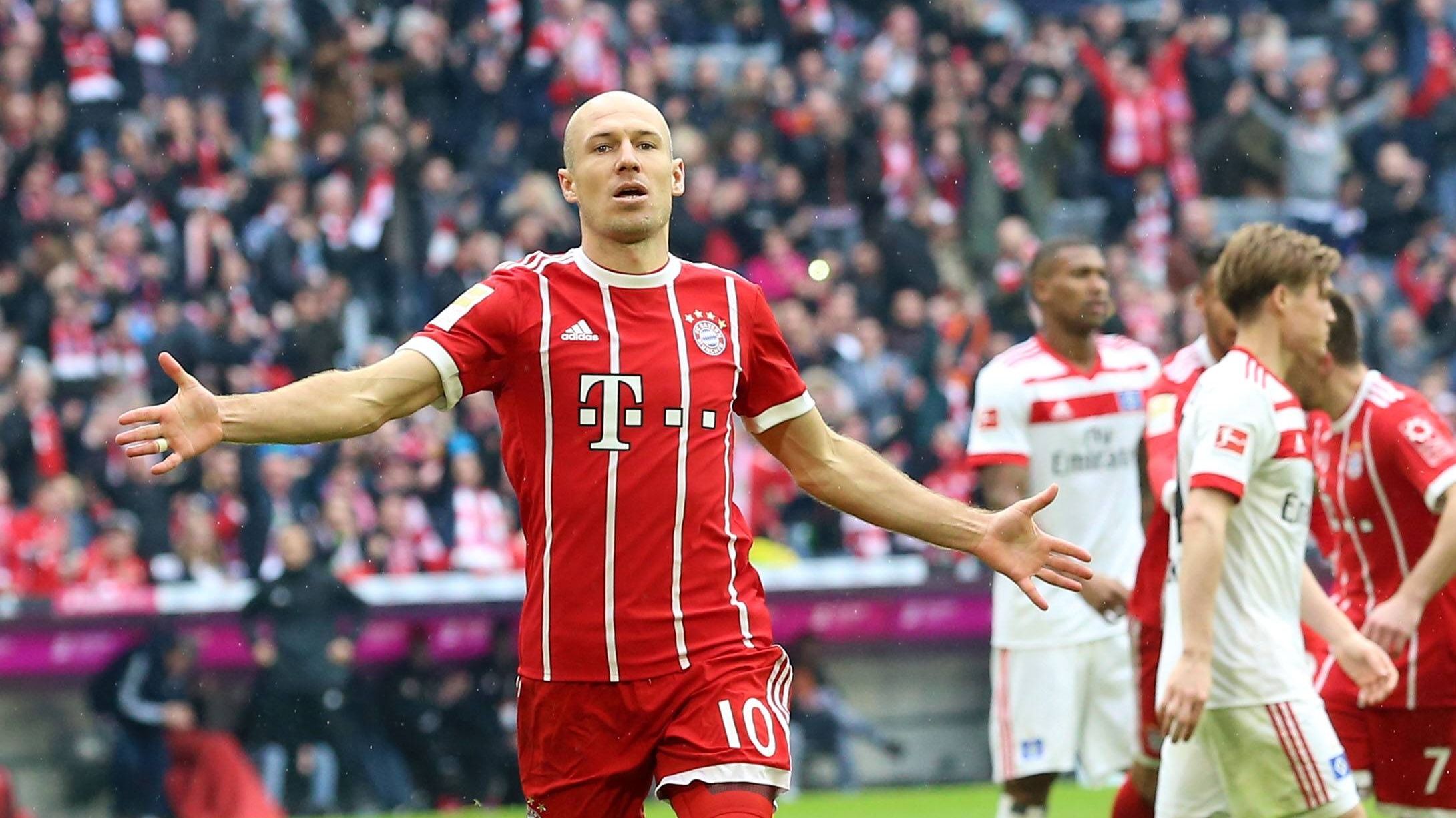 *GER ONLY* Arjen Robben FC Bayern HSV 10032018