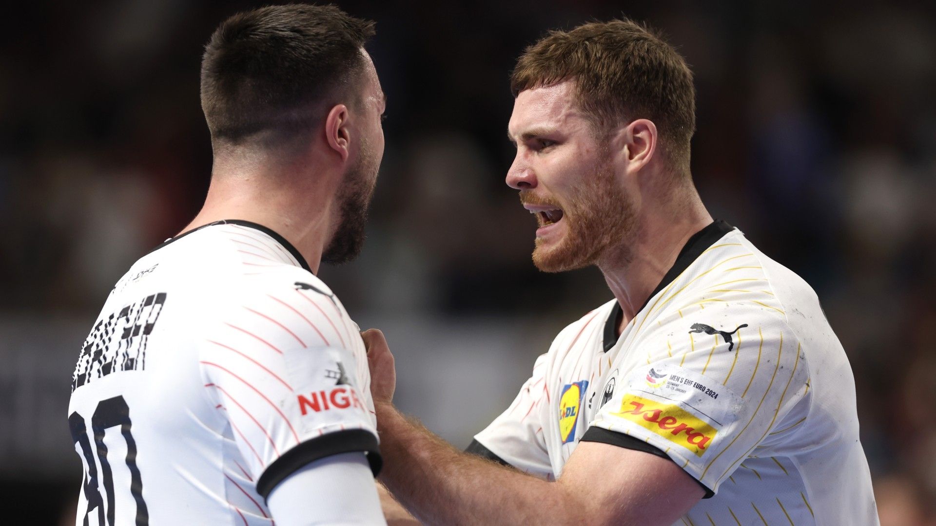 Jannik Kohlbacher and Johannes Golla of Germany