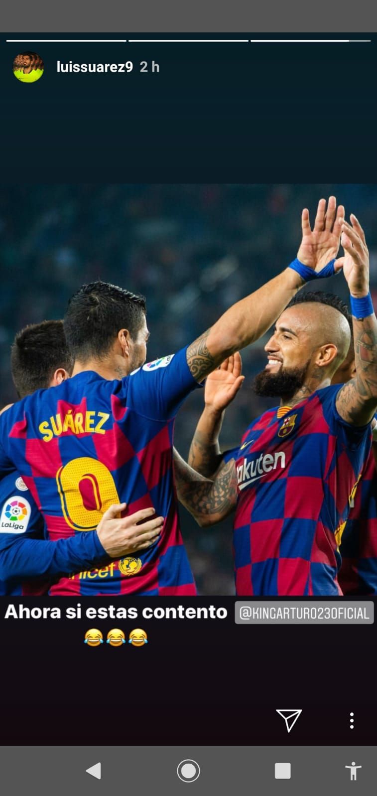 Luis Suarez - Arturo Vidal