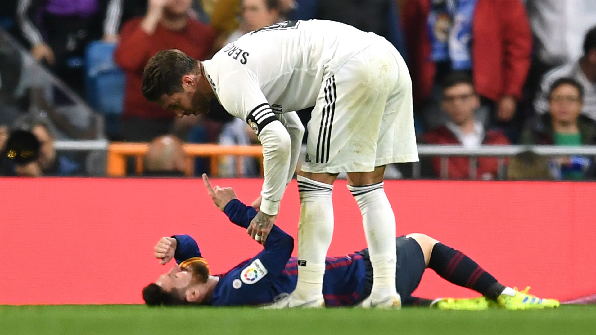 Sergio Ramos Messi Real Madrid Barcelona