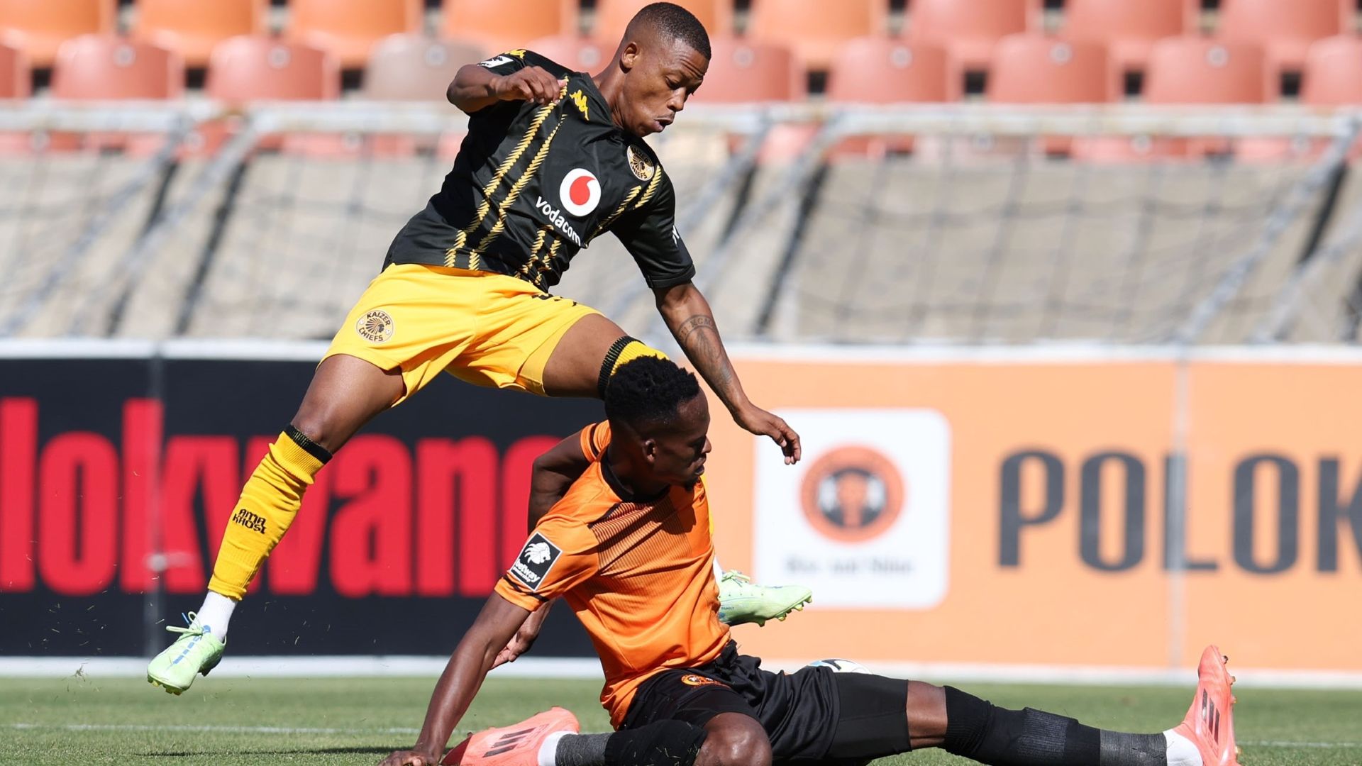 Ashley du Preez and Thabang Matuludi, Kaizer Chiefs vs Polokwane City