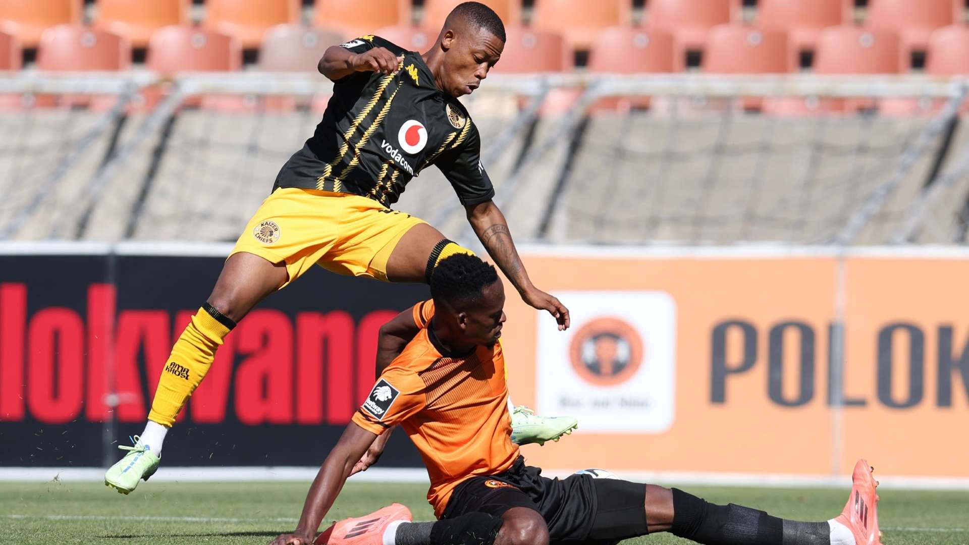 Ashley du Preez and Thabang Matuludi, Kaizer Chiefs vs Polokwane City