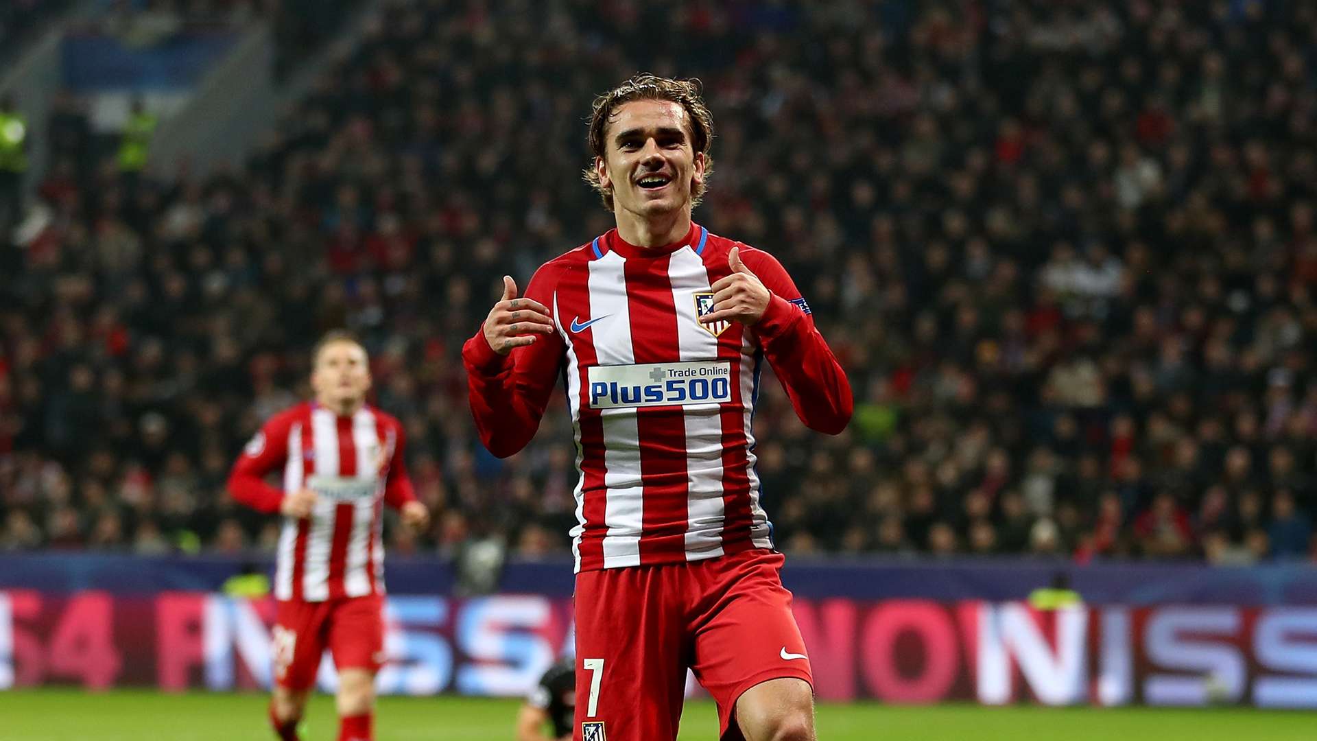 Antoine Griezmann Atletico Madrid Bayer Leverkusen Champions League 21022017