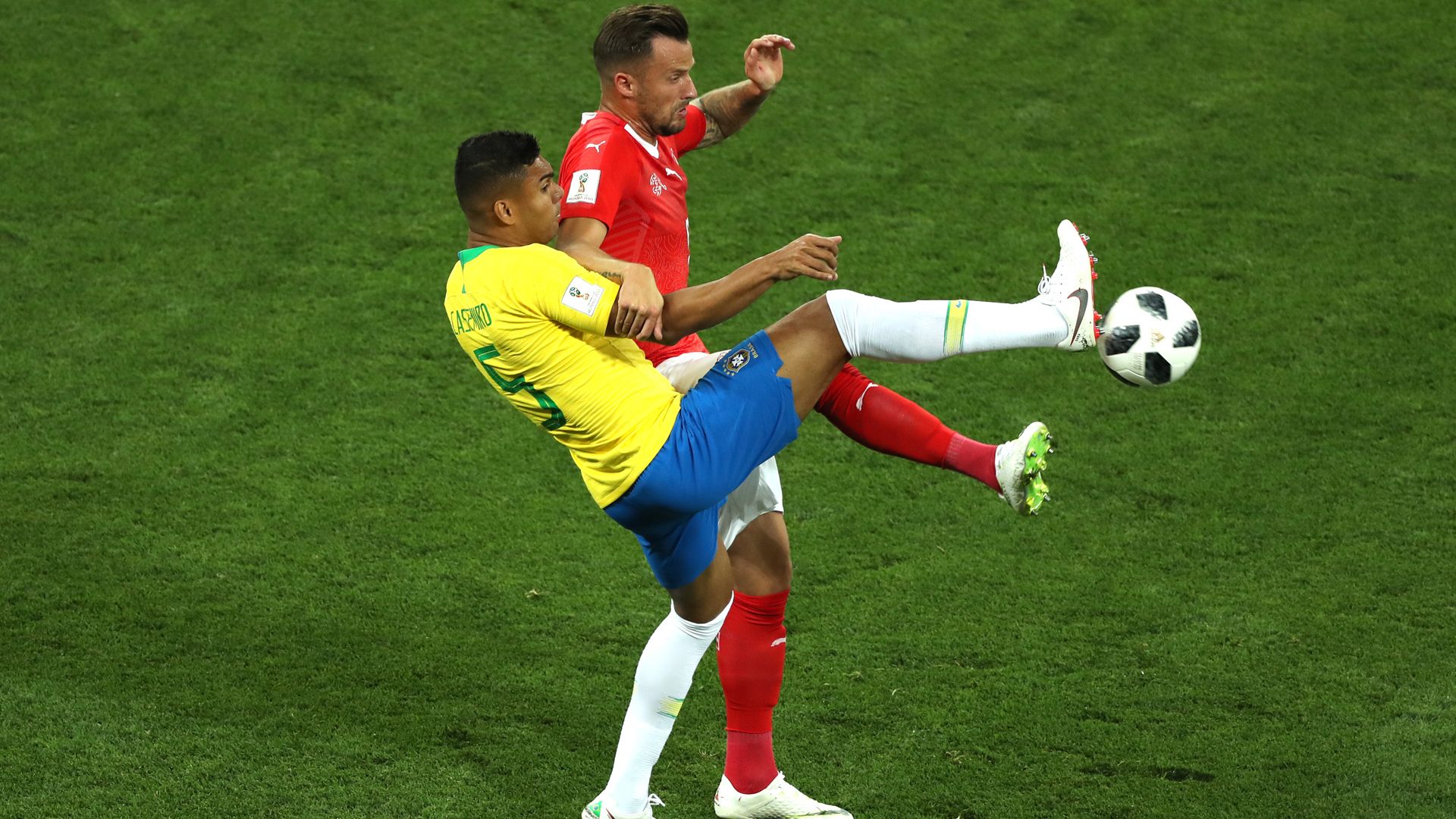 Brasilien Schweiz Casemiro Seferovic 17062018