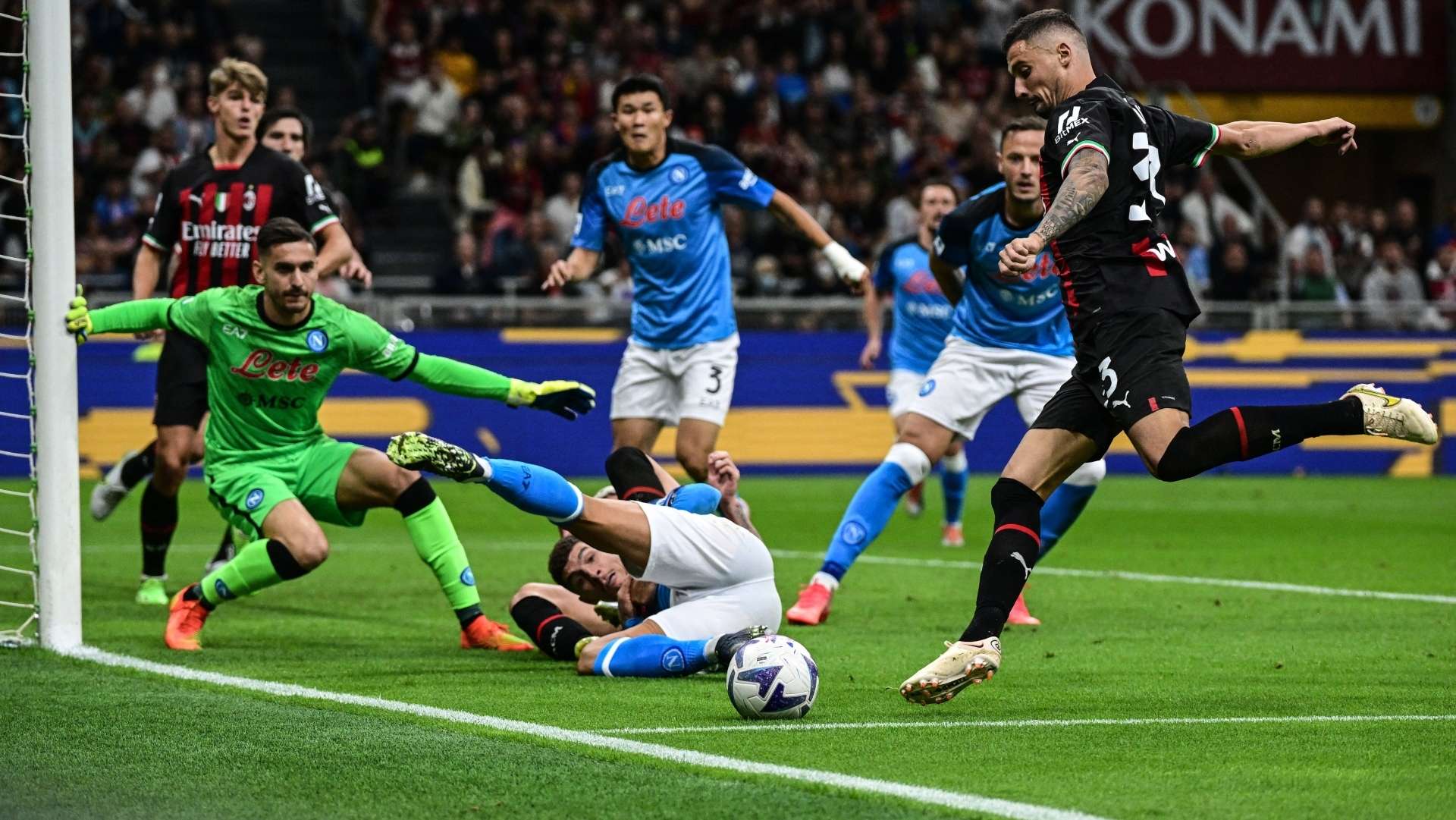 Rade Krunic Alex Meret Milan Napoli 18092022