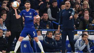 Jorginho Maurizio Sarri FC Chelsea