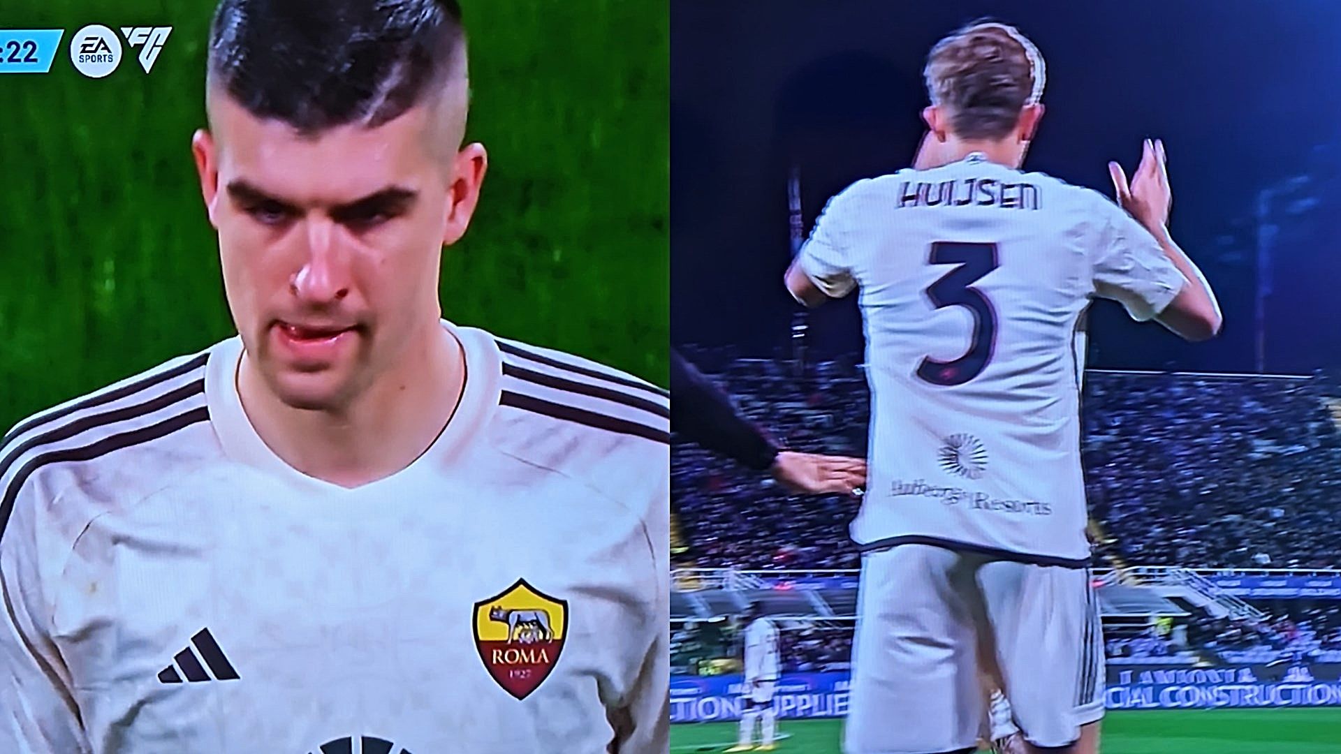 Fiorentina Roma Mancini Huijsen