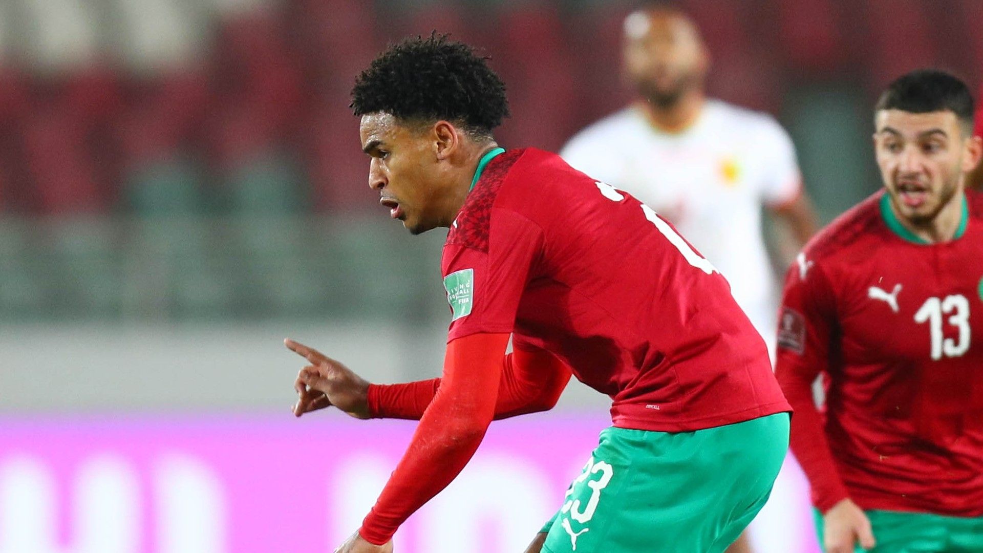 Ryan Mmaee of Morocco.