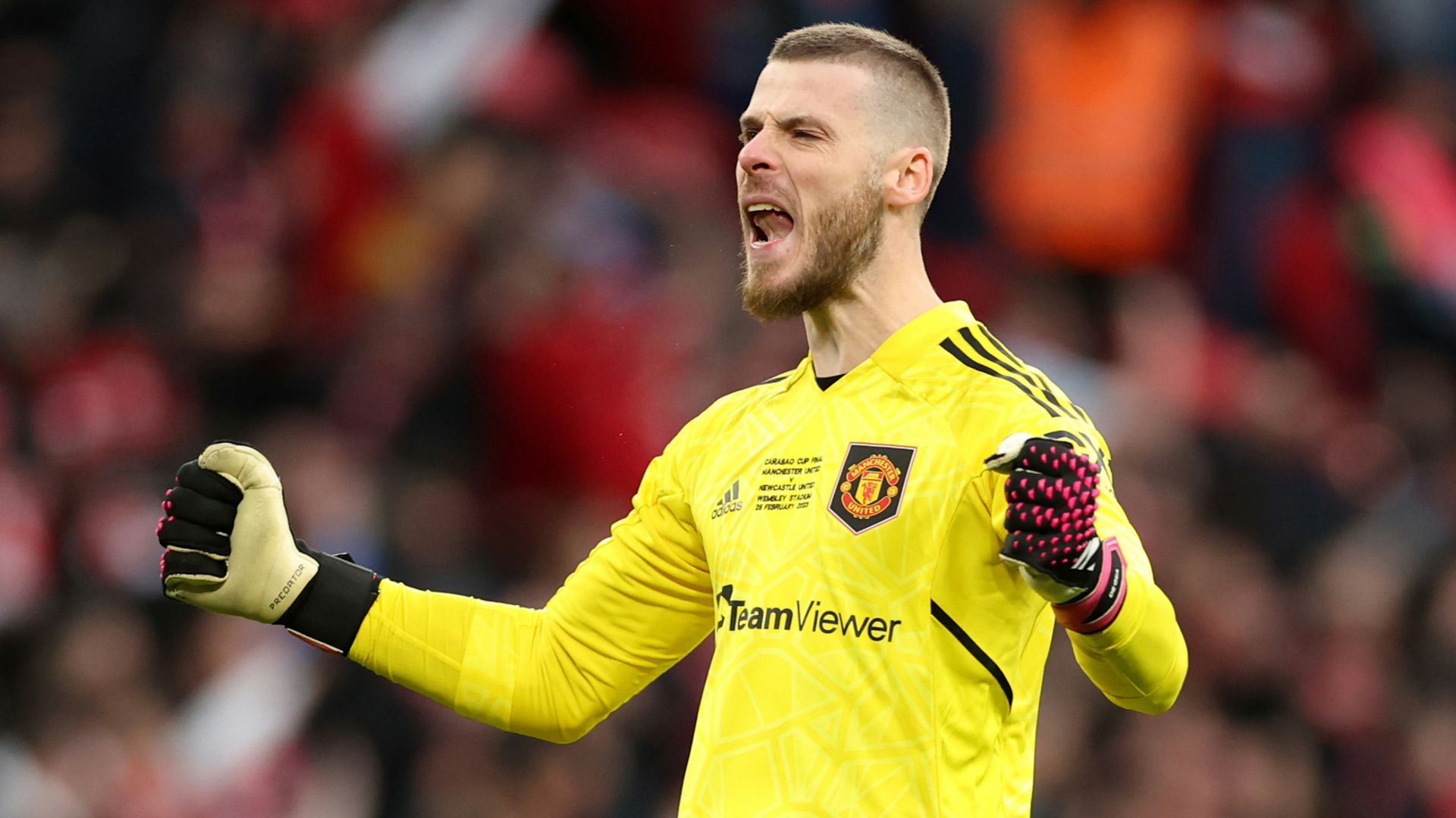 David de Gea Manchester United 2023 Carabao Cup final