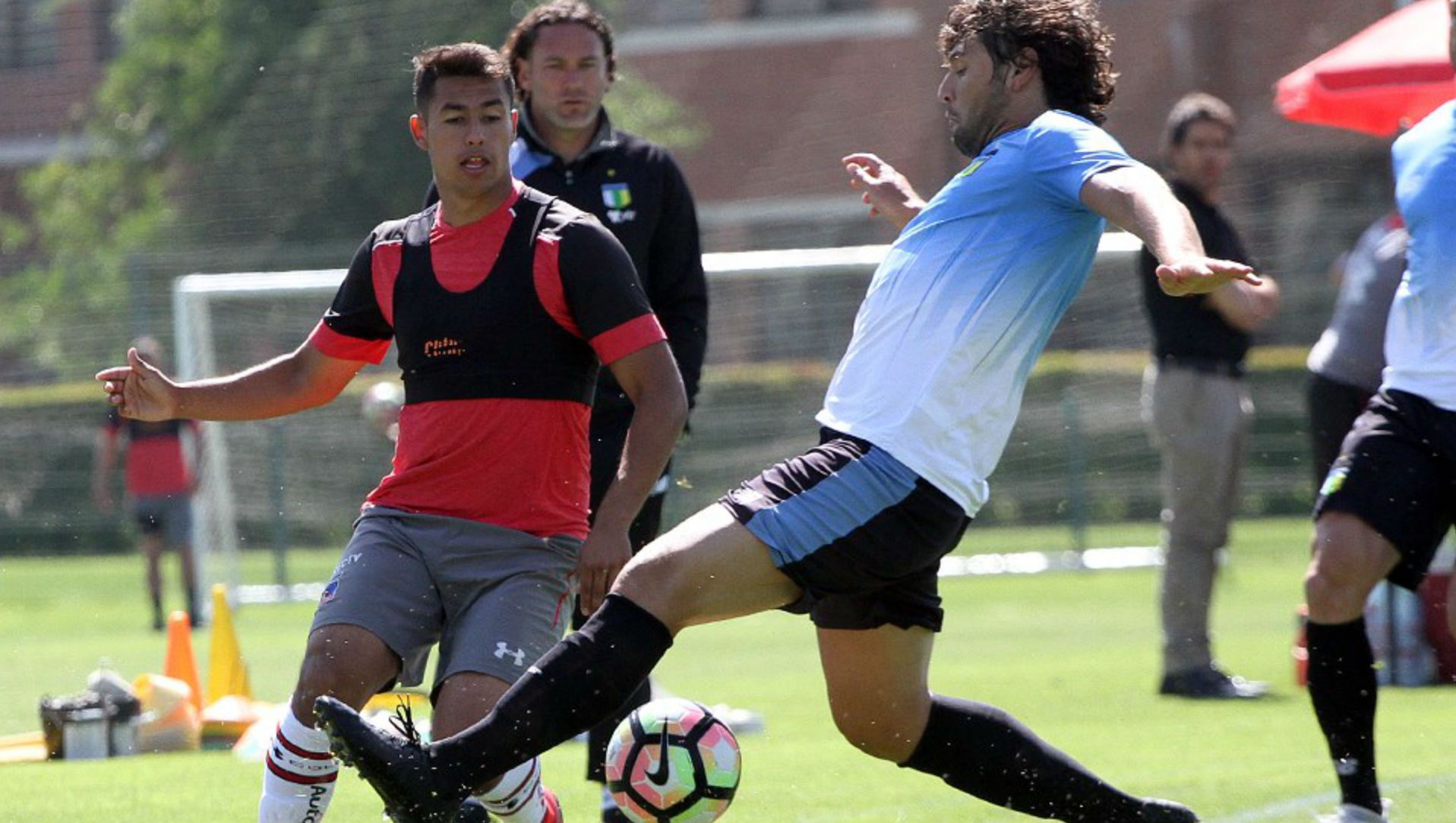 171117 Iván Morales Fabricio Fontanini Gabriel Milito Colo Colo O'Higgins