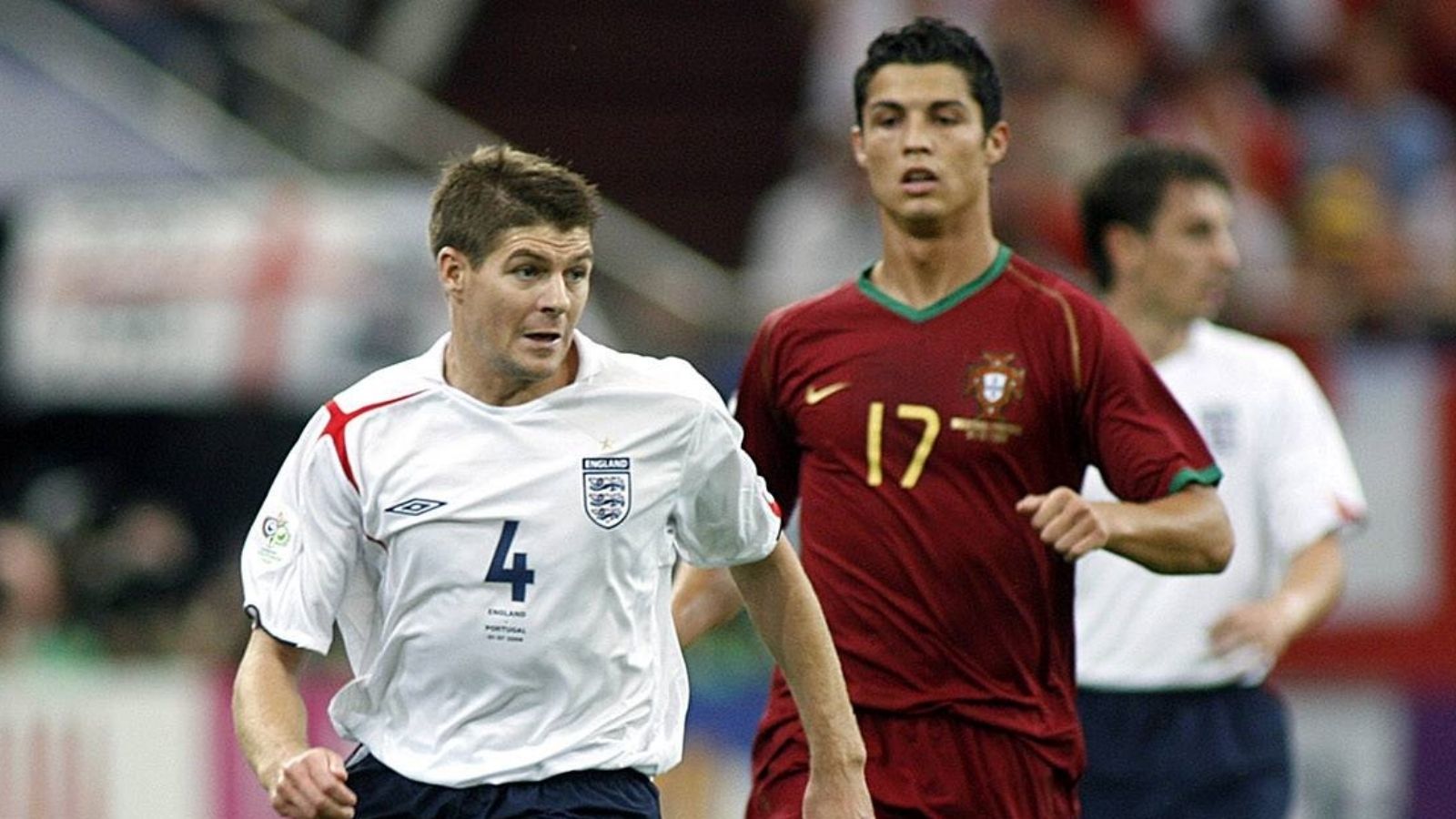ONLY GERMANY Steven Gerrard Cristiano Ronaldo 2006 England Portugal