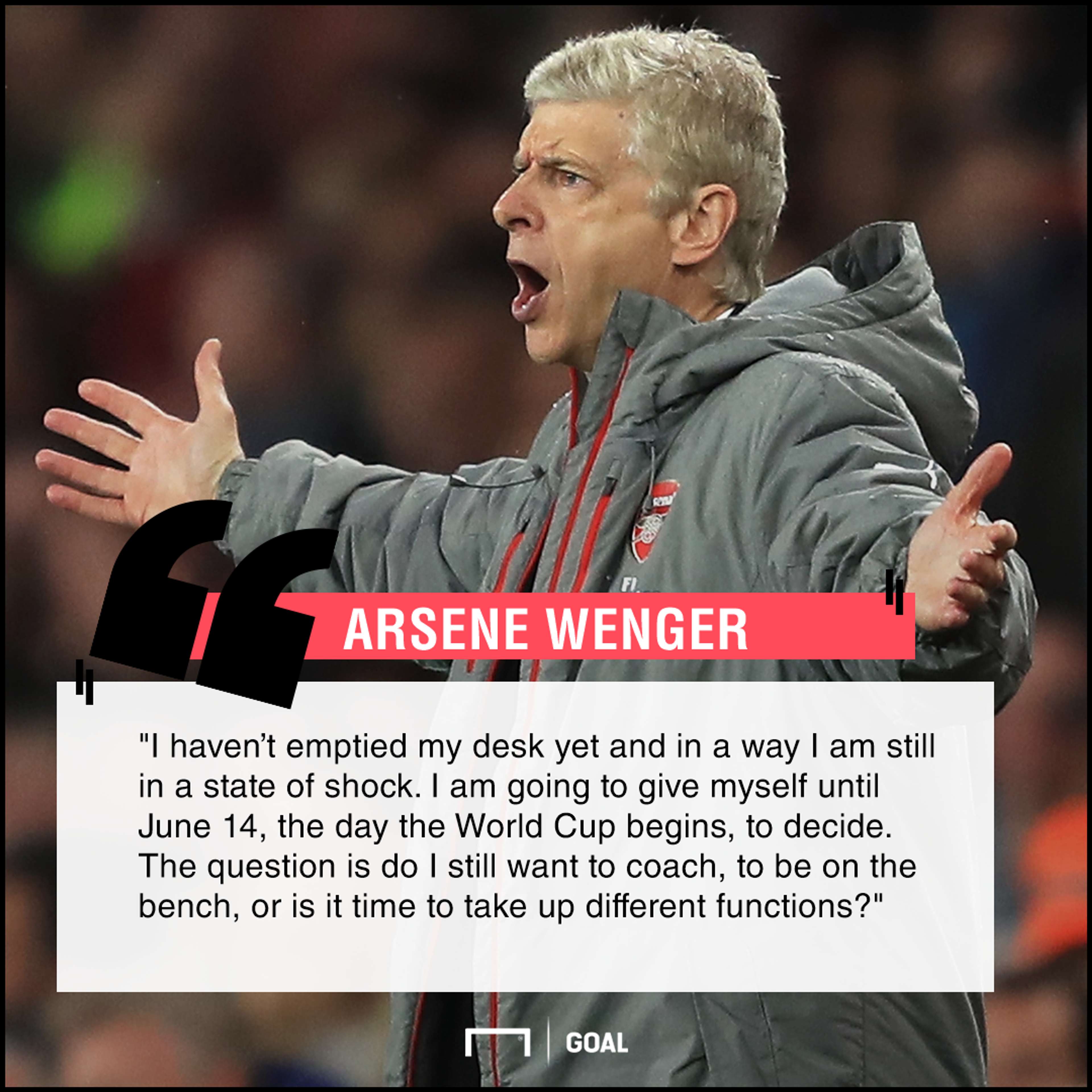 Arsene Wenger Arsenal exit shock