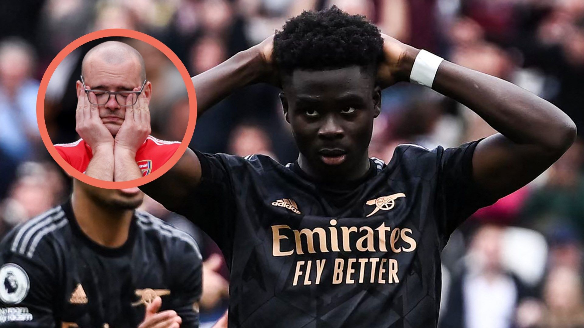 Saka West Ham Arsenal