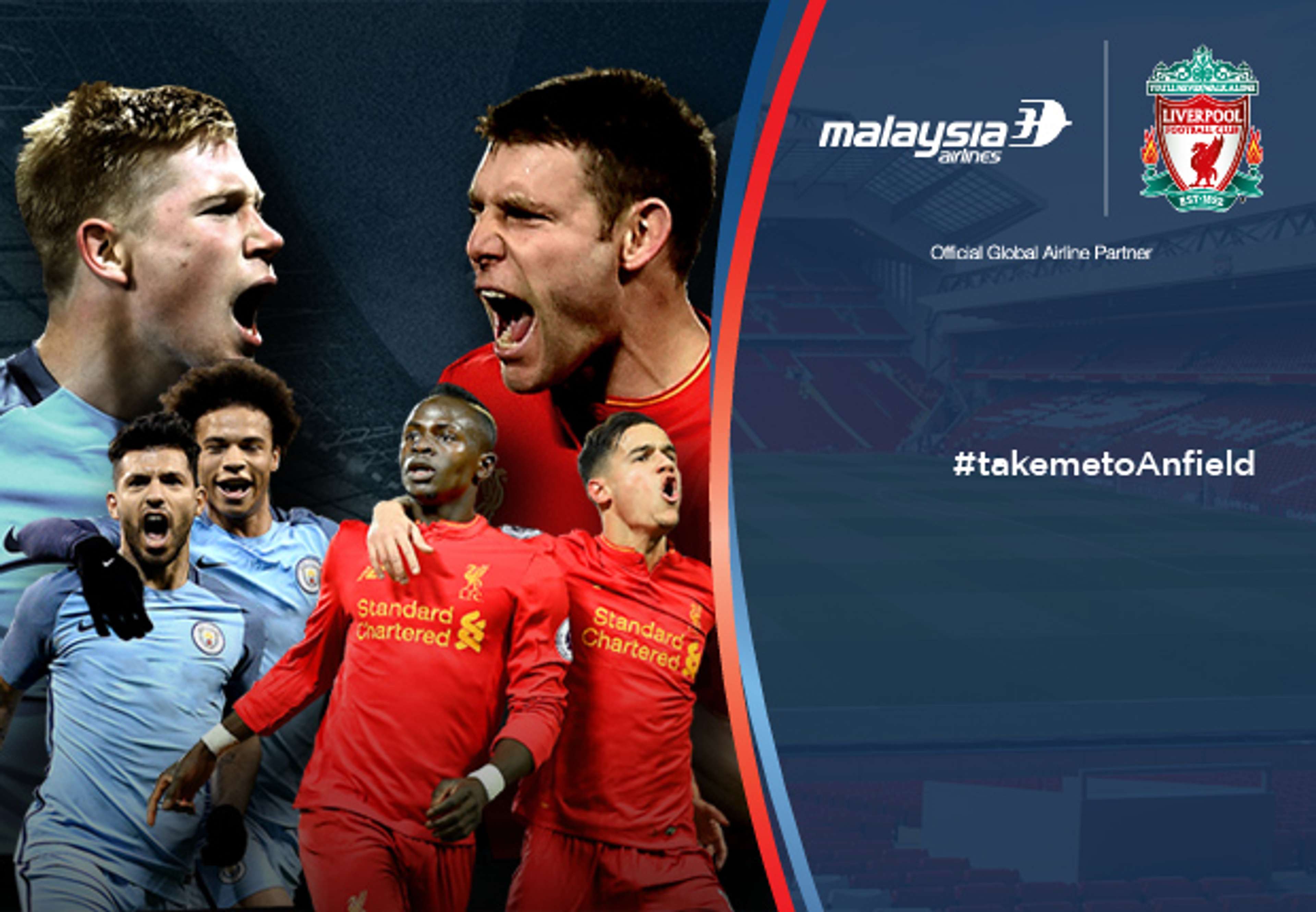Liverpool, Manchester City, Malaysia Airlines, Commercial, 17032017