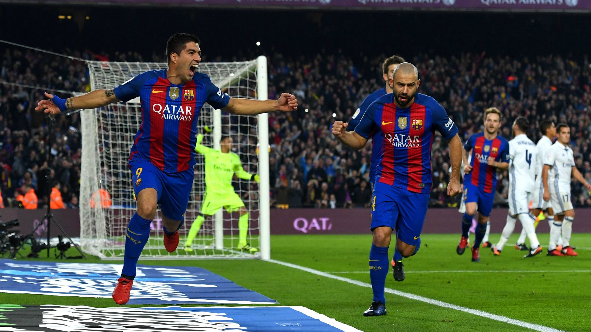 Luis Suarez Mascherano Barcelona Real Madrid La Liga