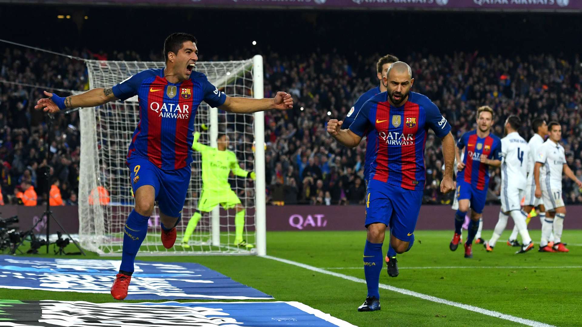 Luis Suarez Mascherano Barcelona Real Madrid La Liga