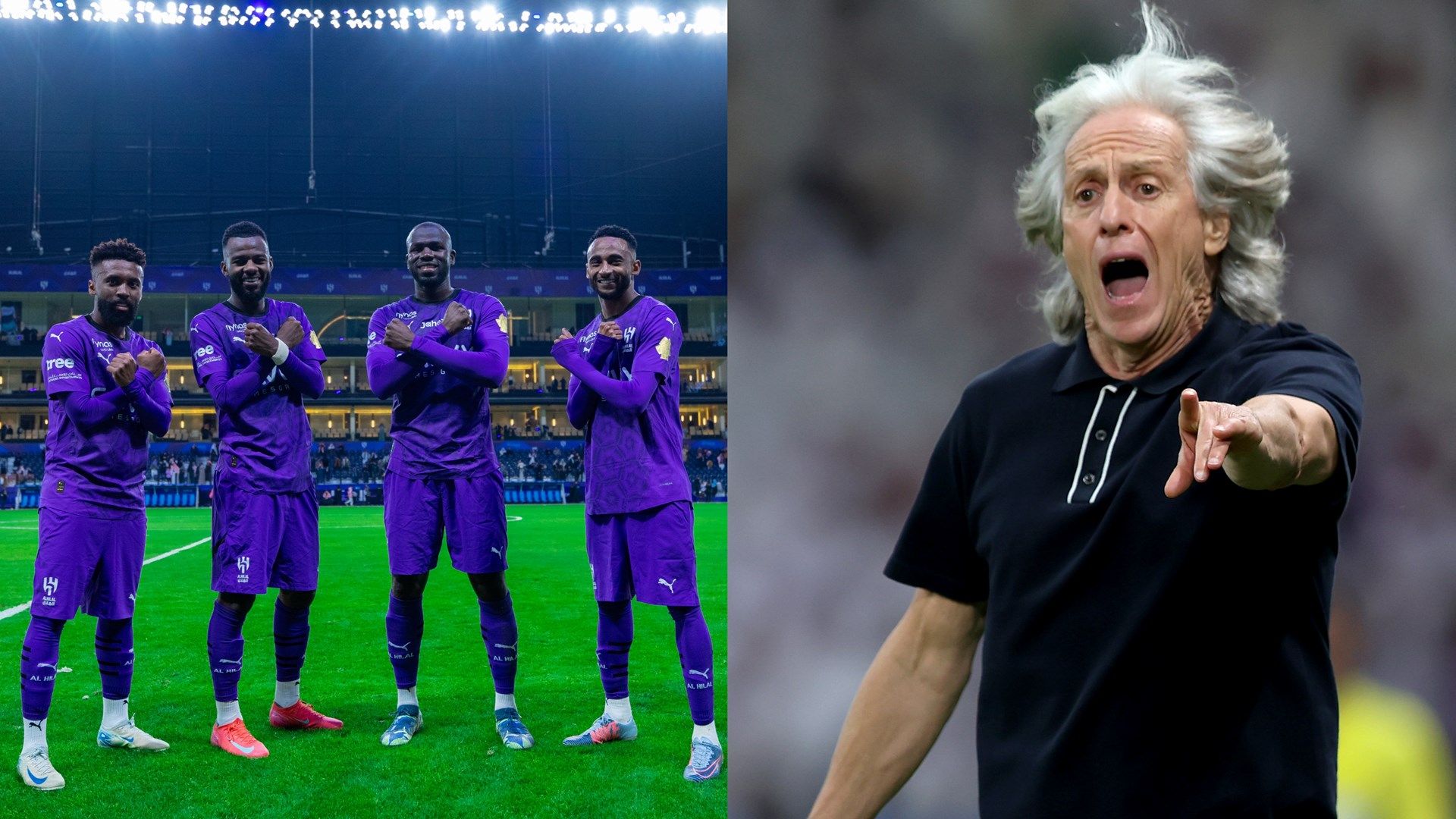 Jorge Jesus Hilal Hassan Tambakti Kalidou Koulibaly Moteb Alharbi