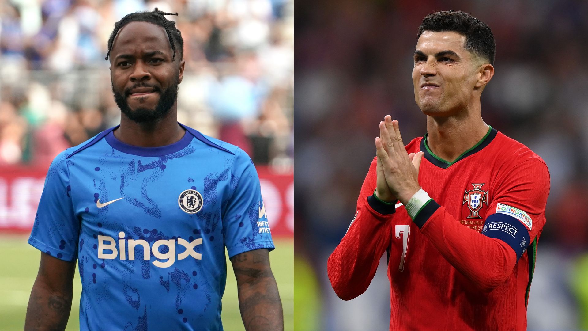 Raheem Sterling Cristiano Ronaldo