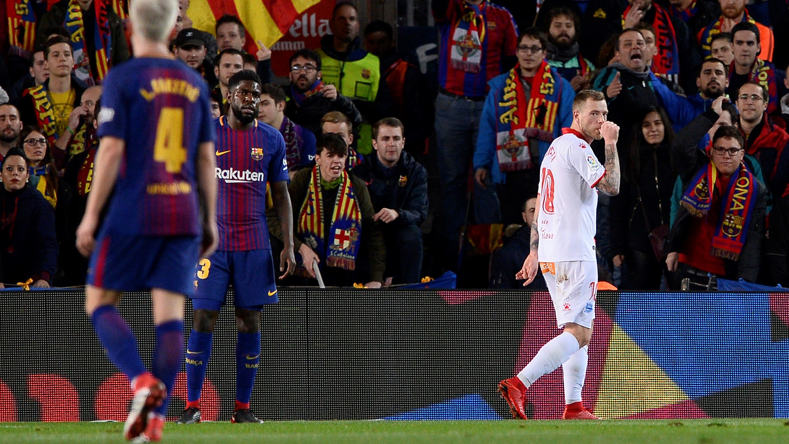 John Guidetti Barcelona Alaves LaLiga 28012018