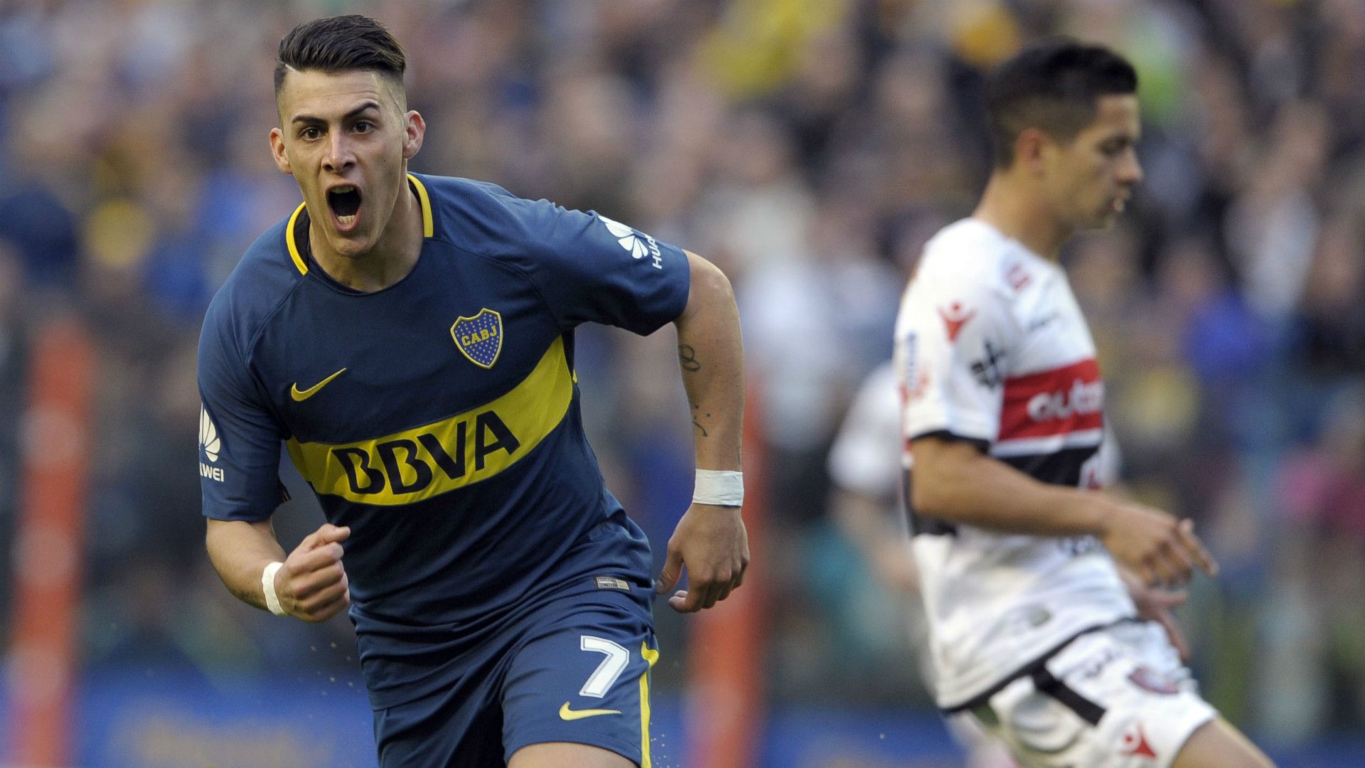 Cristian Pavon Boca Juniors Chacarita Superliga Argentina 01102017