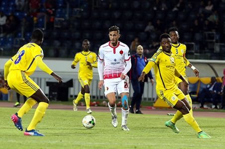 جانب من مواجهة هوريا والوداد المغربي