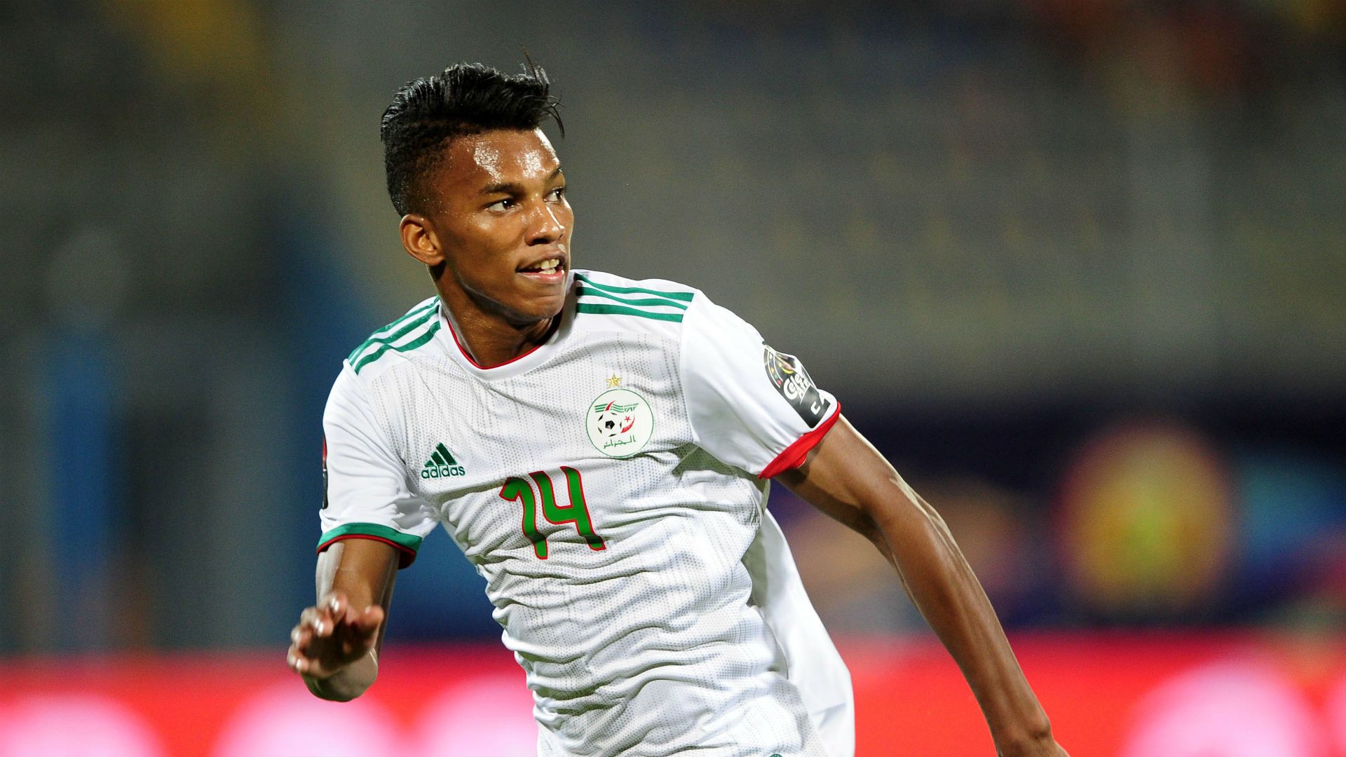 Algeria's Hicham Boudaoui at Afcon 2019