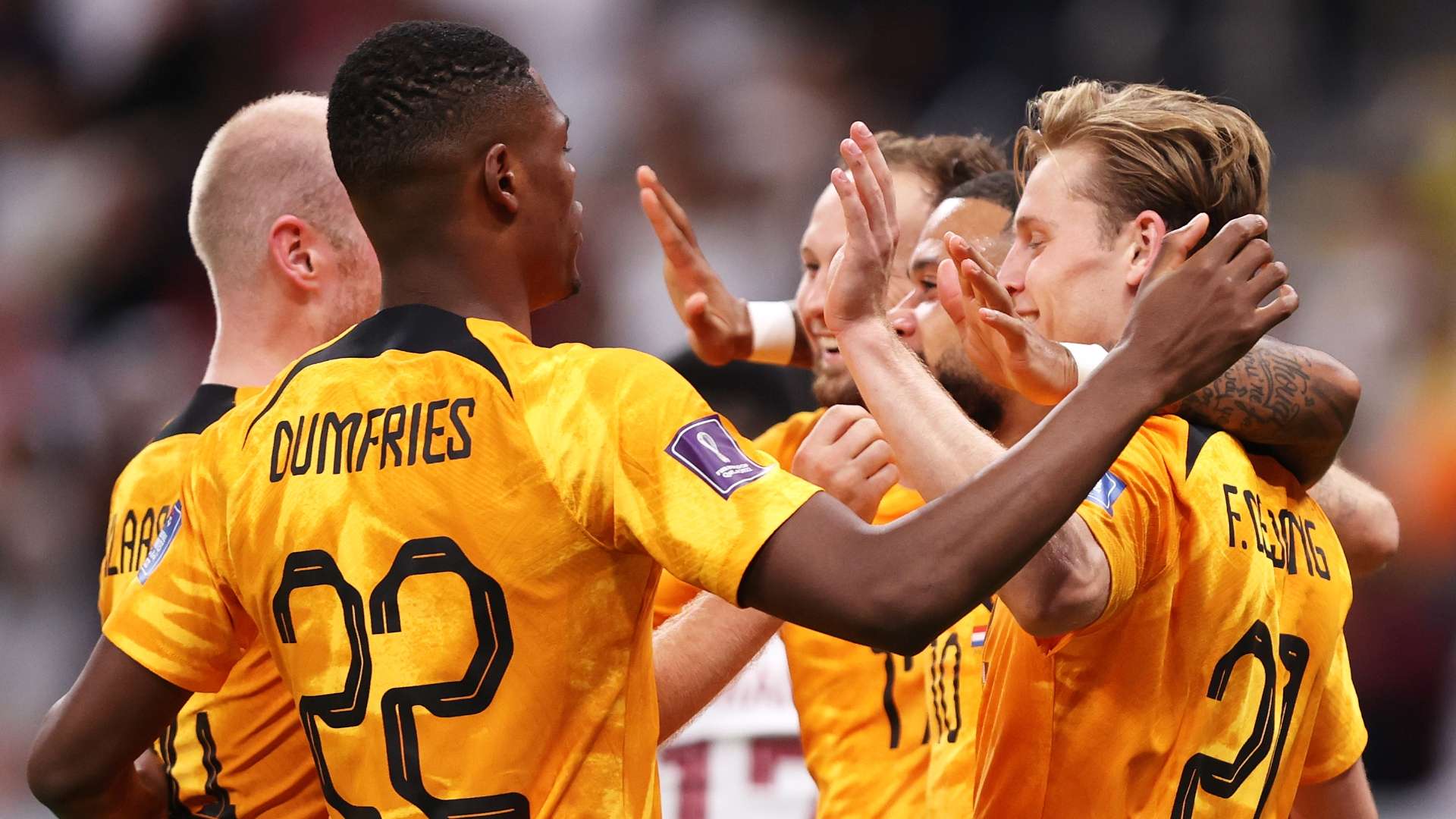 Netherland celebrating World Cup