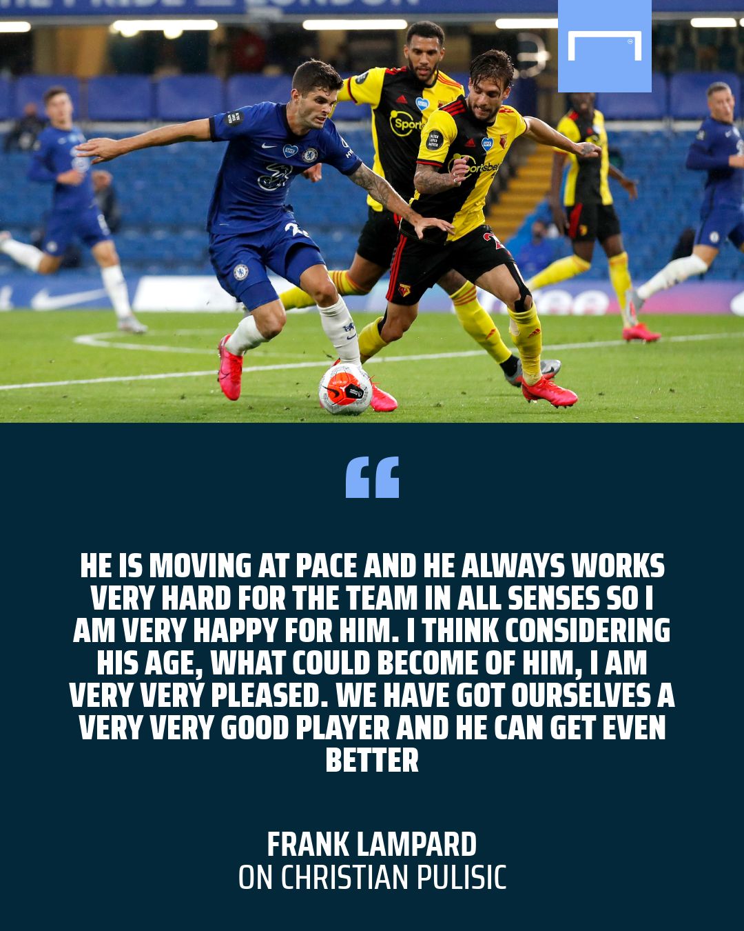 Christian Pulisic quote GFX
