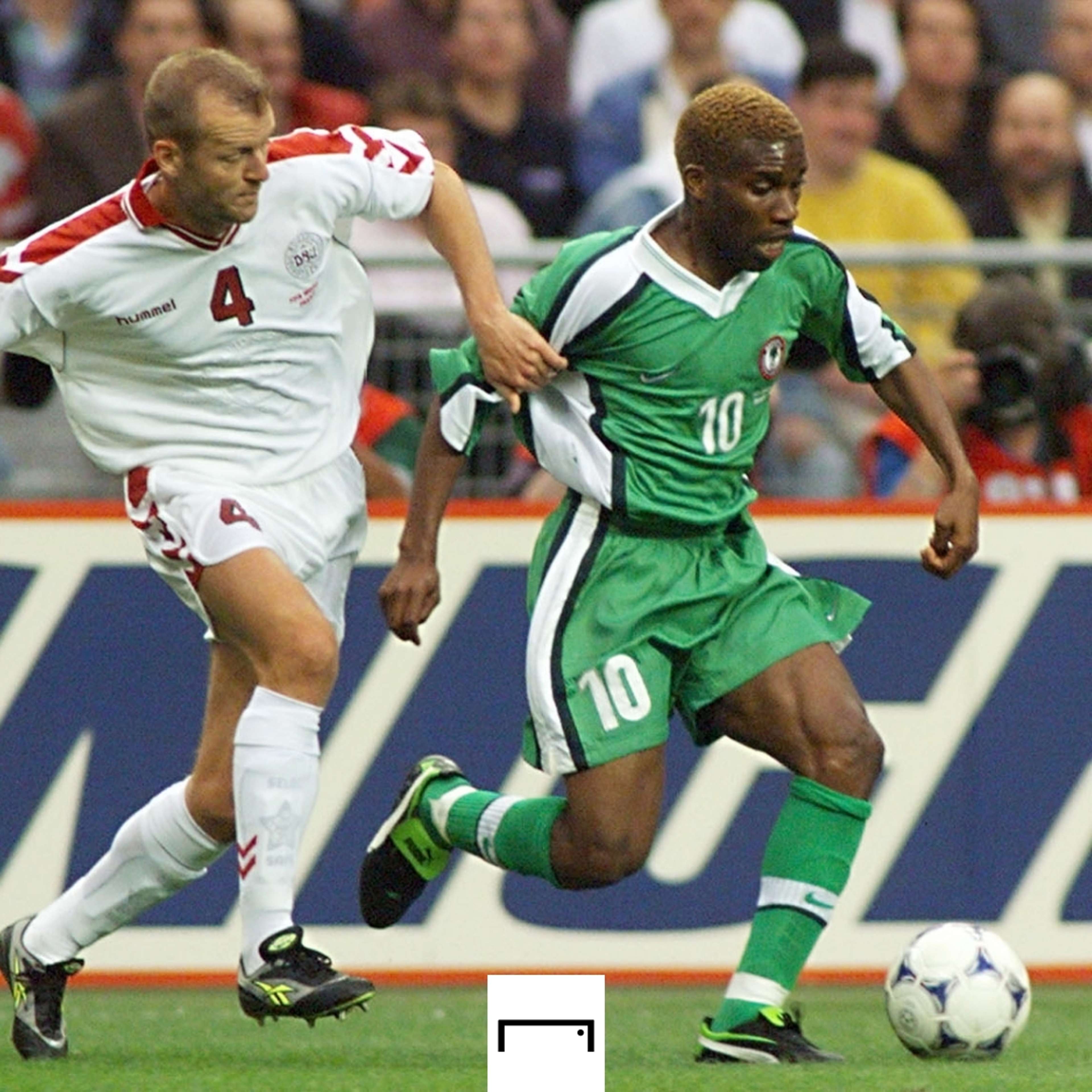 Jay-Jay Okocha Nigeria Denmark 1998 World Cup GFX