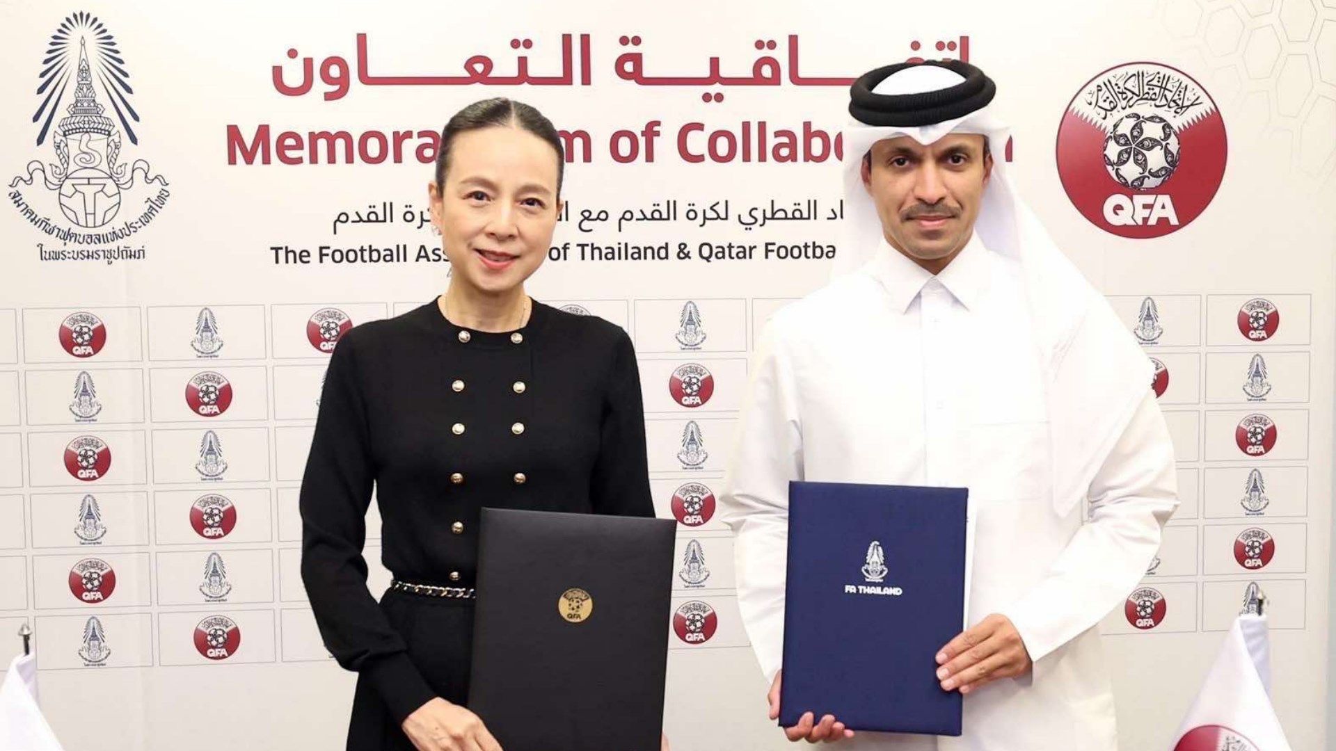 นวลพรรณ ล่ำซำ MOU กาตาร์