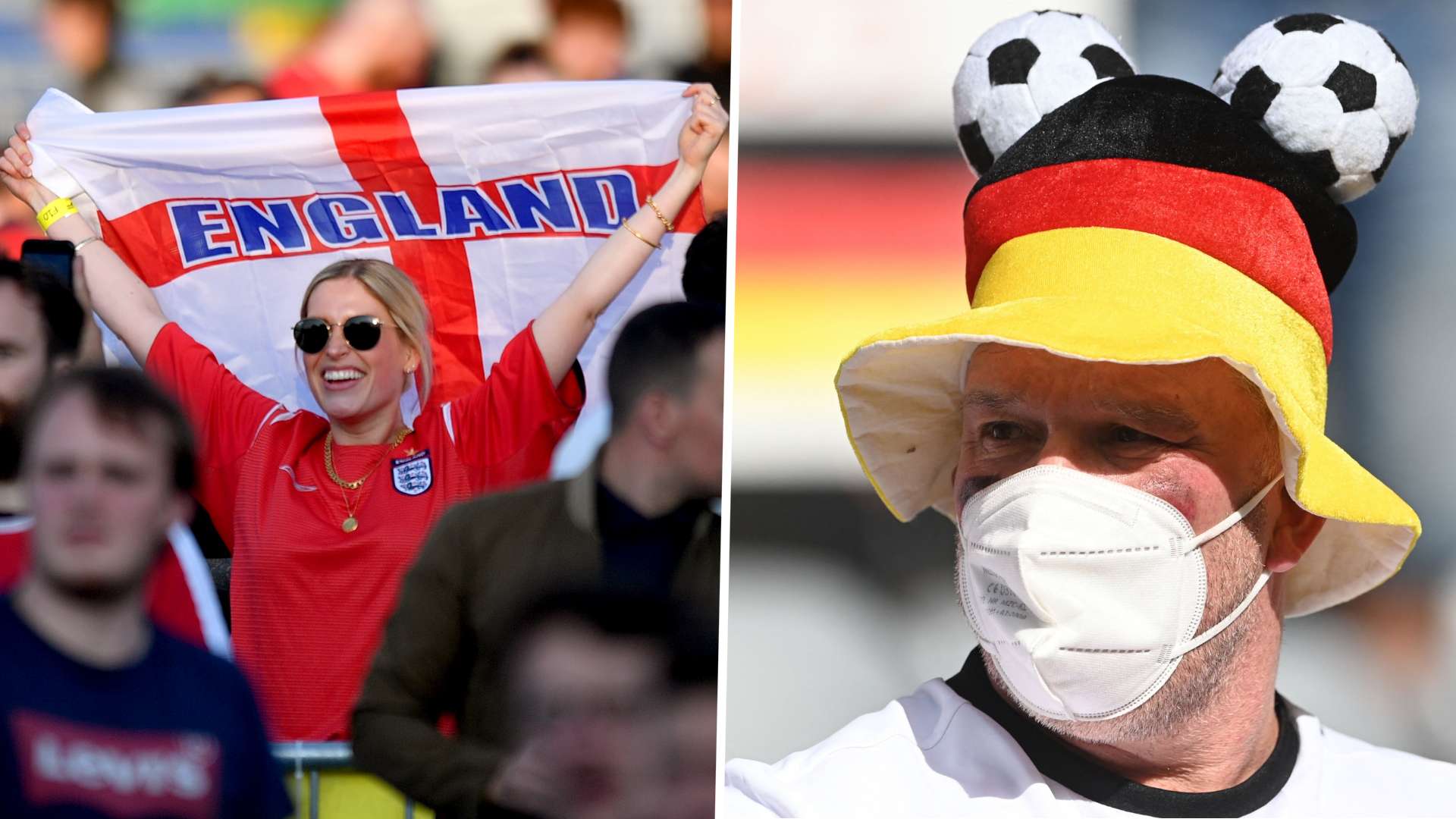 England Deutschland Fans