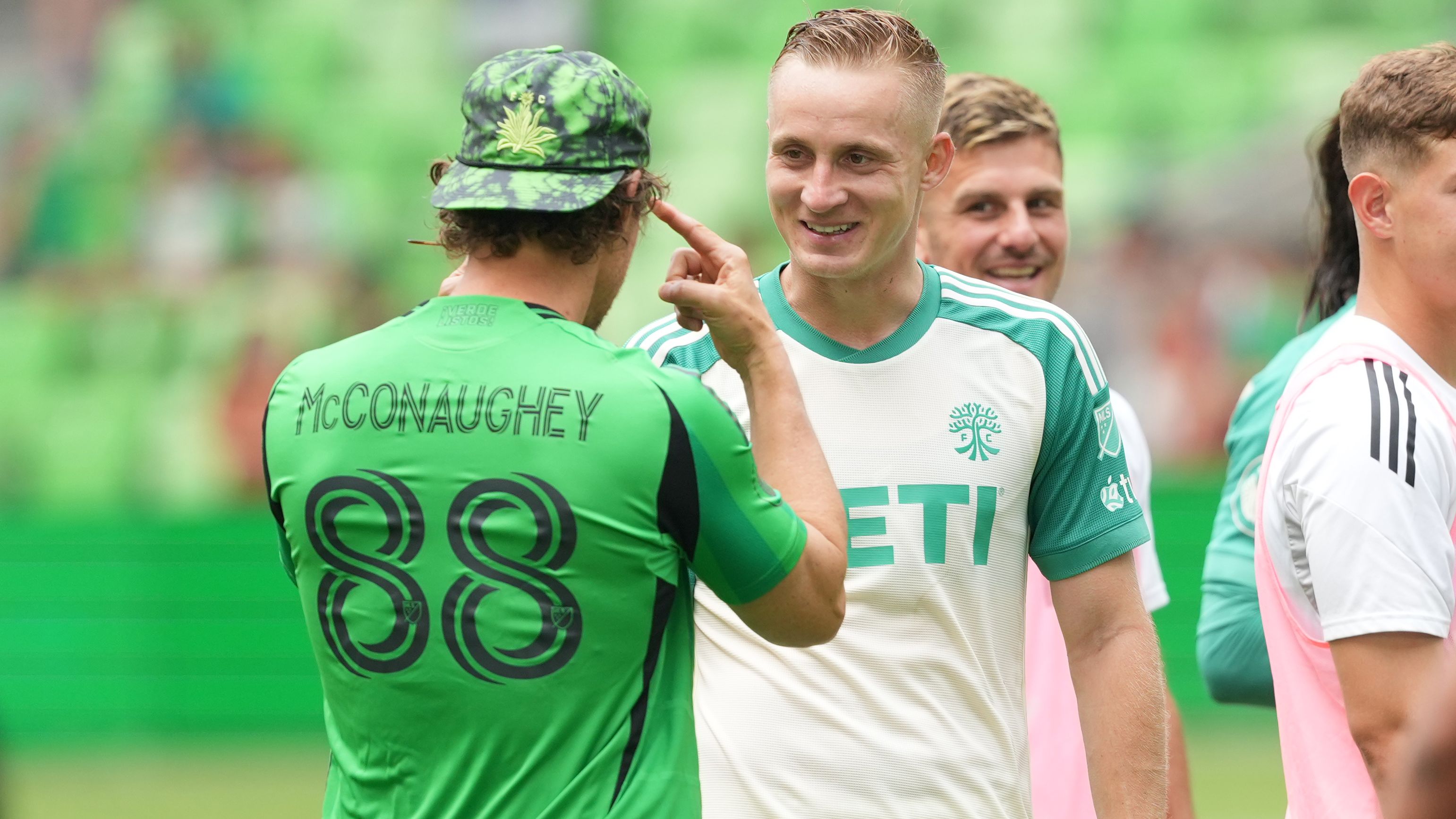 Matthew McConaughey and Brad Stuver, Austin FC