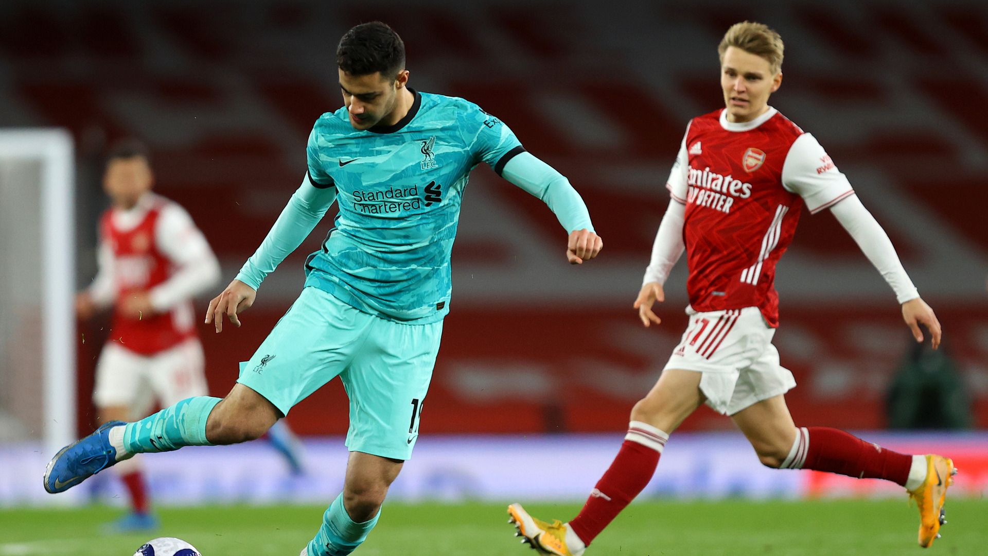 Ozan Kabak Arsenal vs Liverpool 04.03.2021