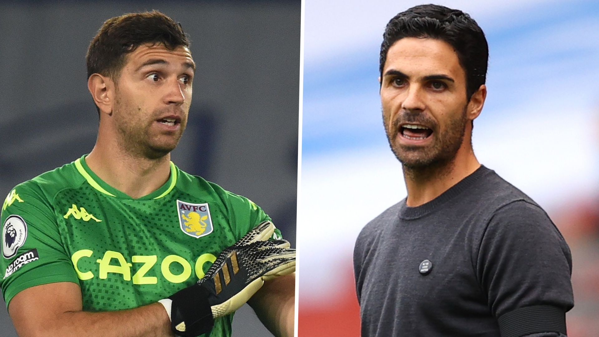 Emiliano Martinez Mikel Arteta