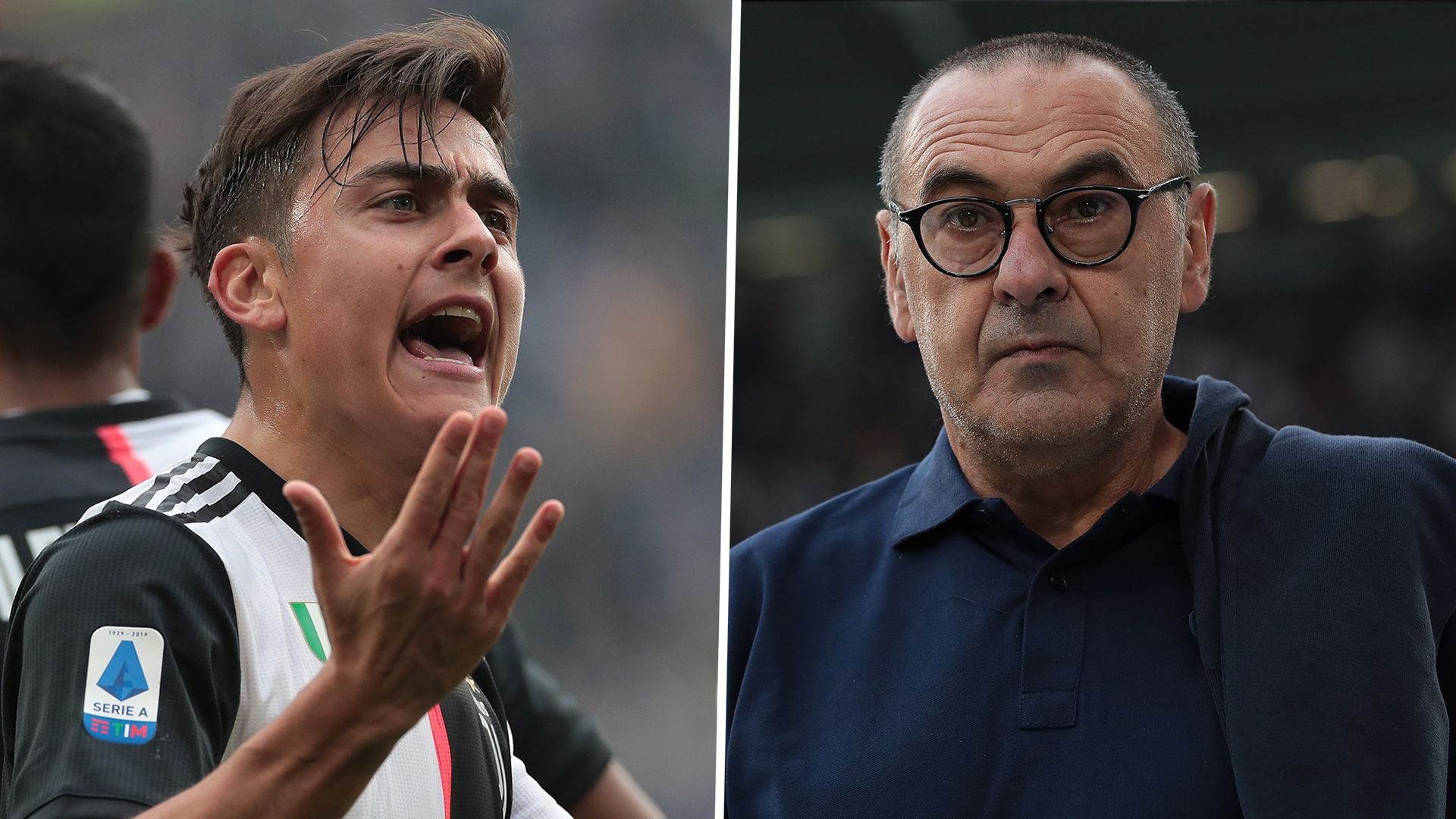 Paulo Dybala Maurizio Sarri Juventus