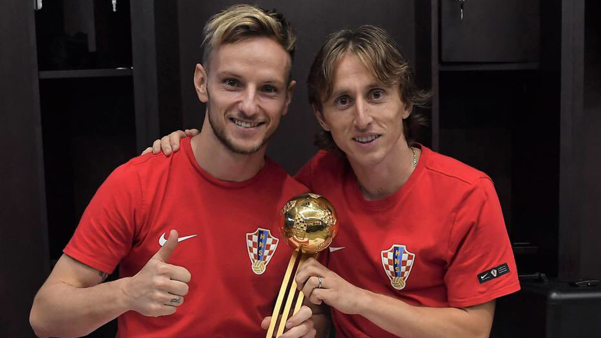 Ivan Rakitic Luka Modric Kroatien 15072018