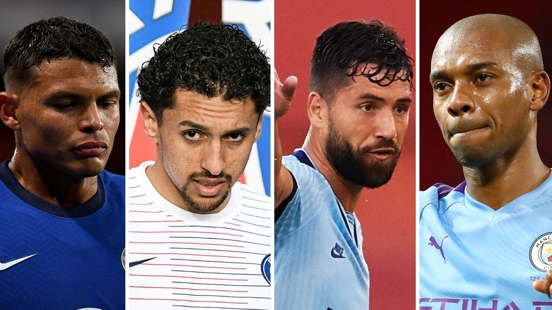 Thiago Silva Marquinhos Felipe Fernandinho