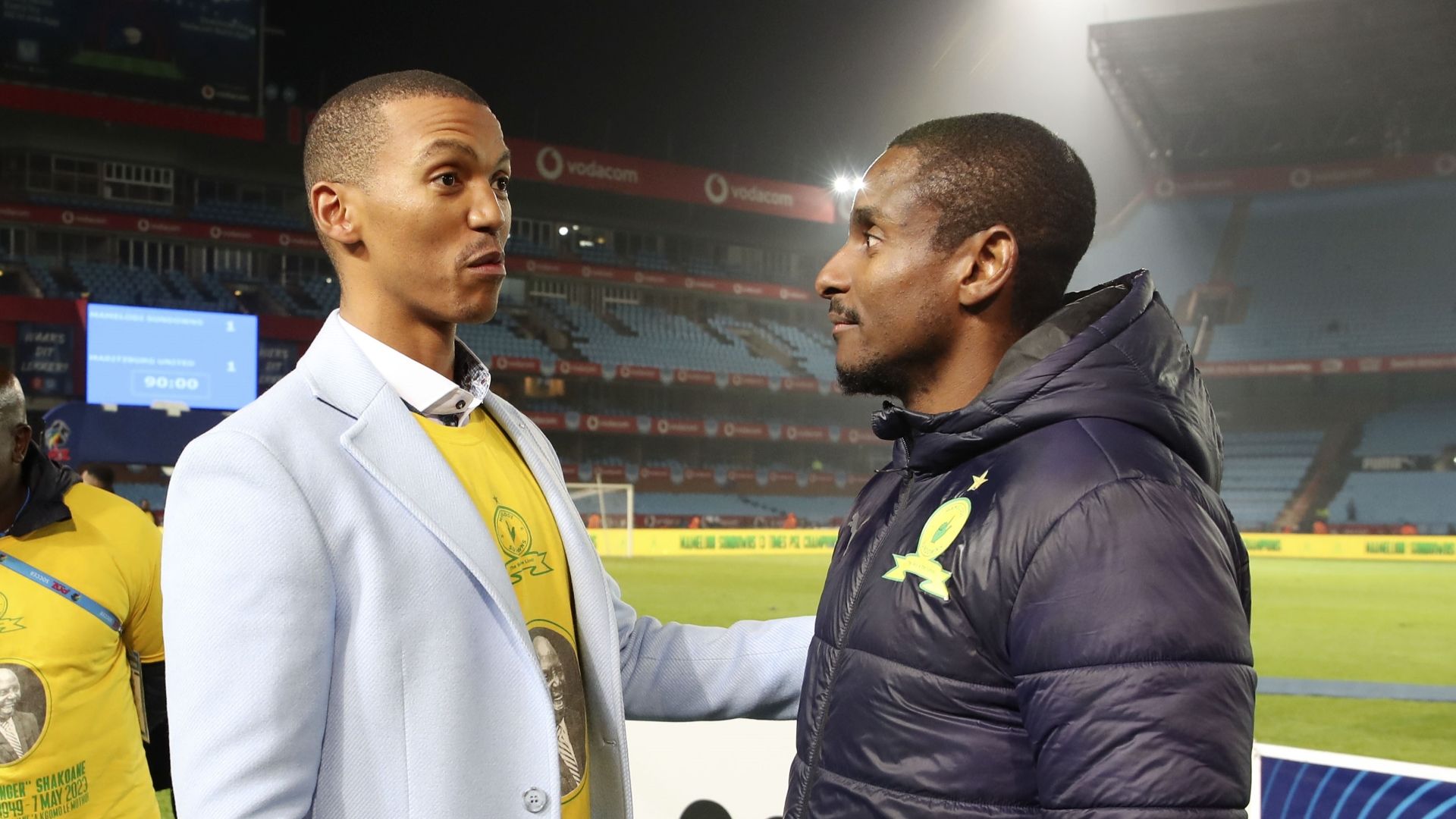 Tlhopane Motsepe and Rulani Mokwena