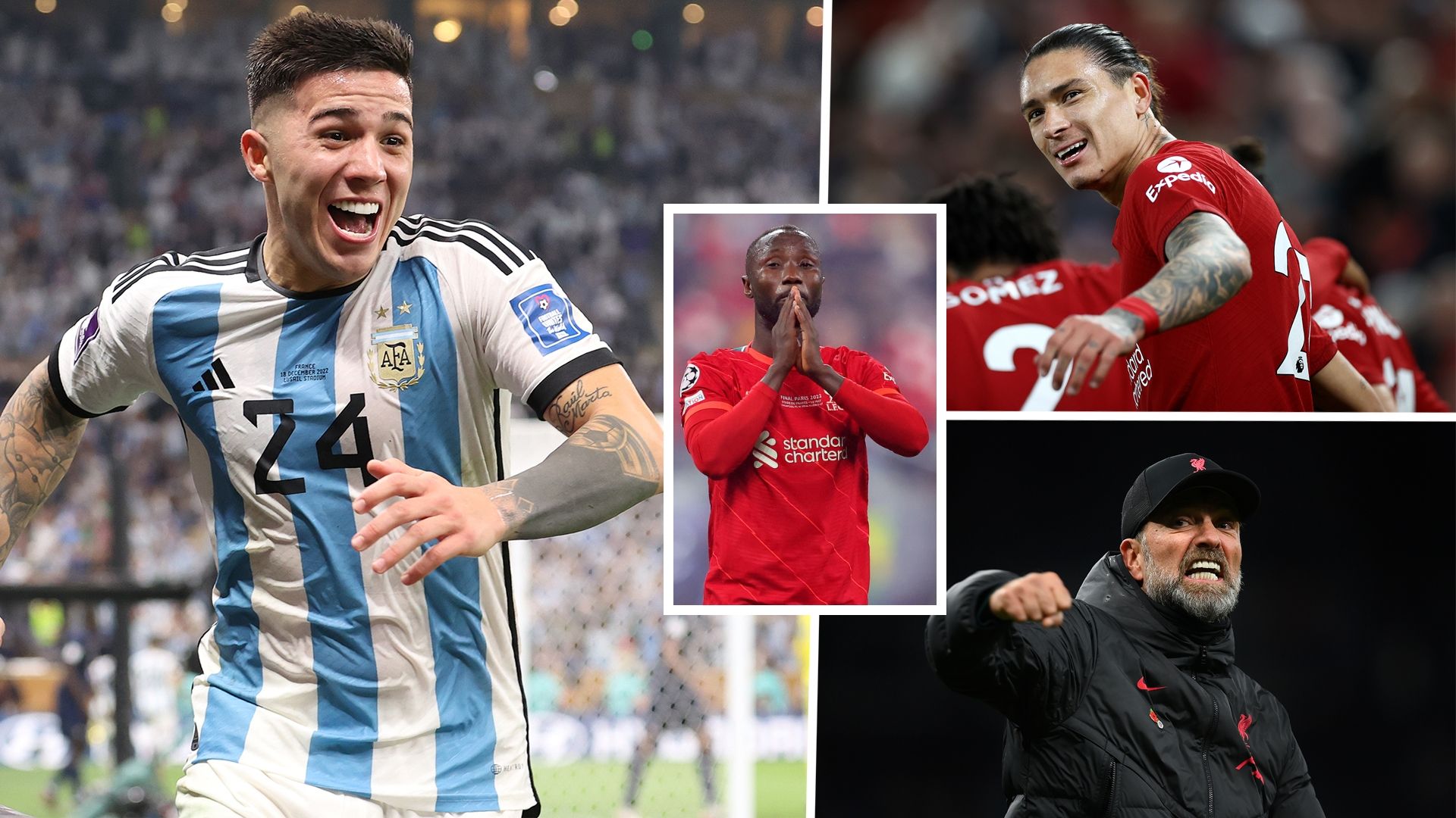 Fernandez Keita Darwin Nunez Klopp Liverpool GFX