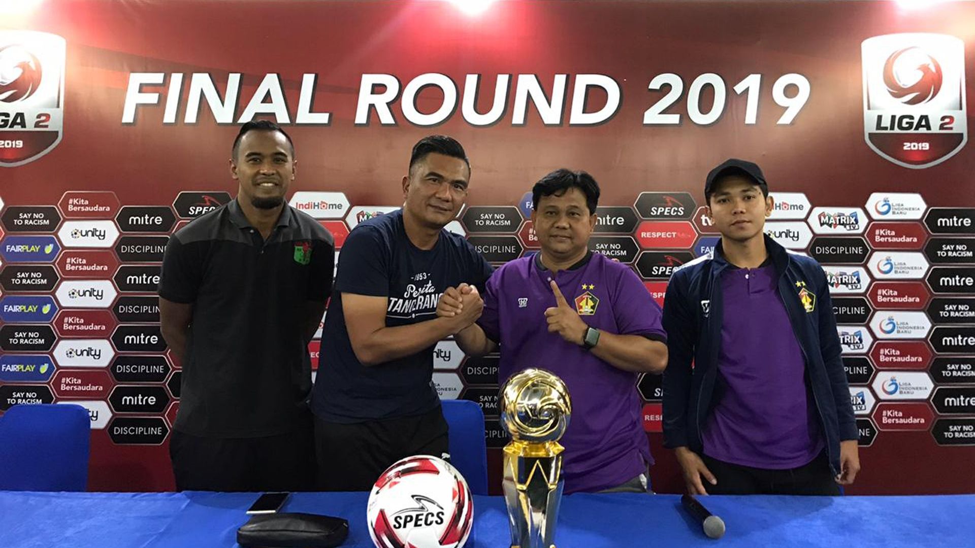 Jumpa Pers Persita Tangerang vs Persik Kediri - Final Liga 2 2019