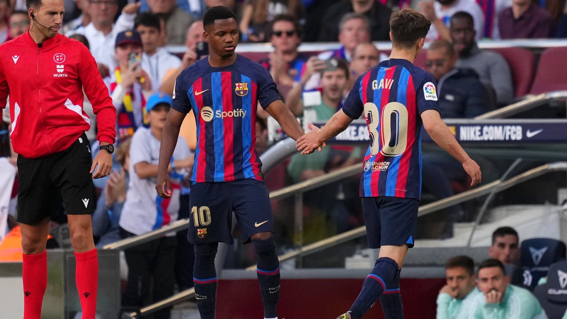 Ansu Fati Gavi Barcelona 2022-23